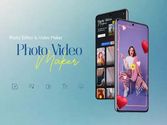 Photo Video Maker With Music android App screenshot 0